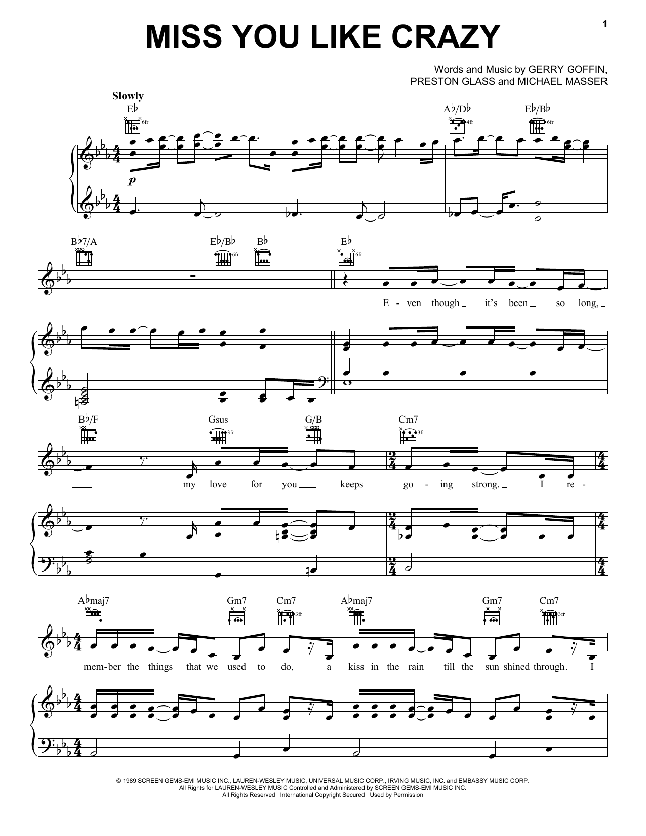 Product picture to:  Miss You Like Crazy - Natalie Cole