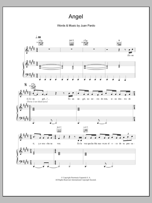 Produktgalerie: Seite 1 von 1 Angel, Juan Pardo, Gesang, Gitarre, Klavier