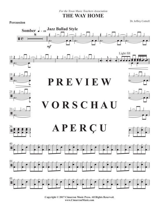 Product gallery: Page 16 of 18 The Way Home , , (Posaune, Percussion +E- Klavier)