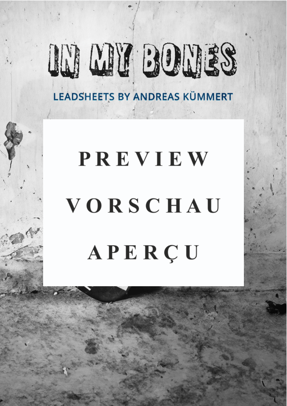 gallery: In My Bones - Leadsheets by Andreas Kümmert, Andreas Kümmert, Gesang & Akkorde - Leadsheet
