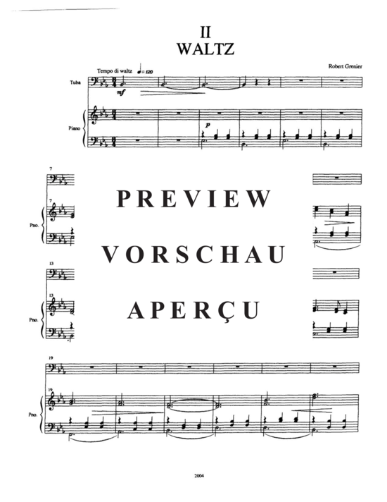 Produktgalerie: Seite 11 von 48 Tuba Suite , , (Tuba + Klavier)