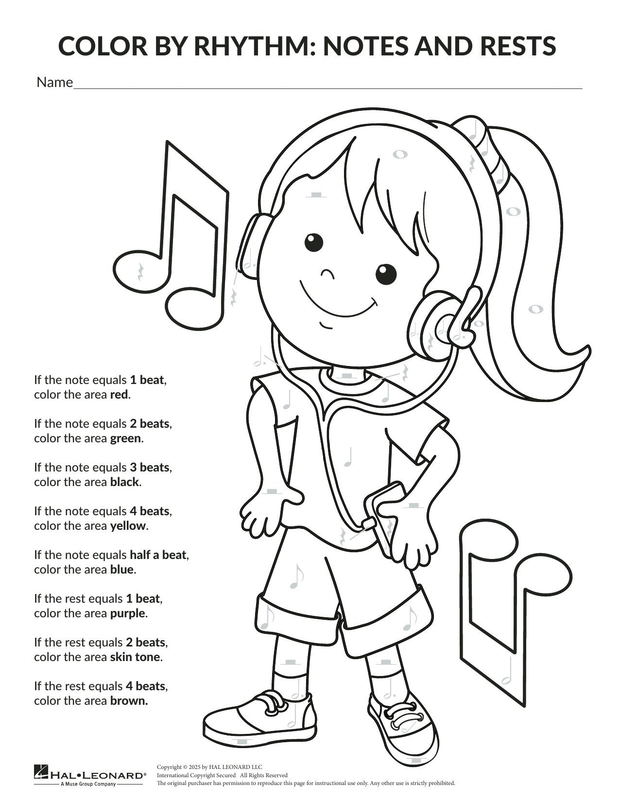 Produktgalerie: Seite 1 von 1 Color By Rhythm: General Music, Brittany McCorriston