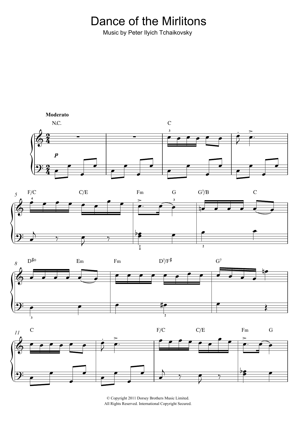 Produktbild zu: Danse Des Mirlitons (from The Nutcracker)