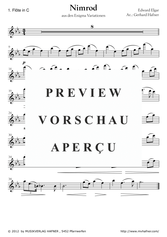 Product gallery: Page 11 of 11 Nimrod - aus den Enigma Variationen, , (large wind orchestra)