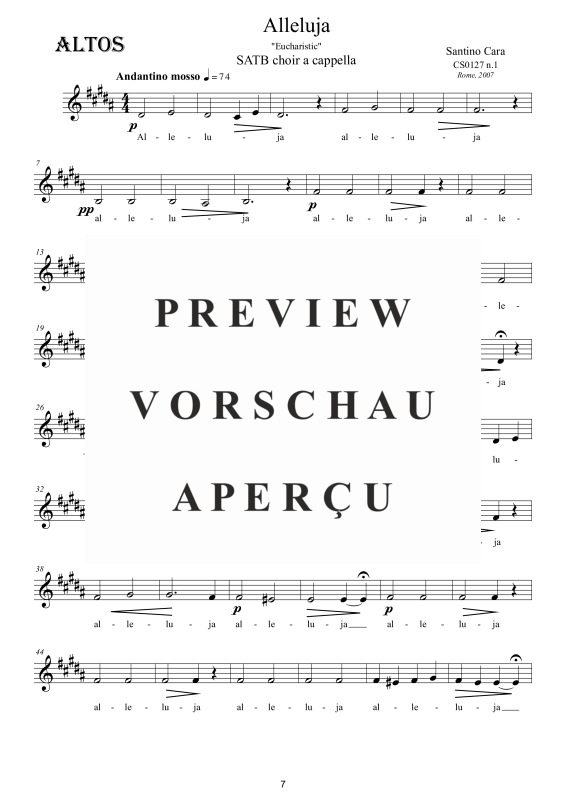 Produktgalerie: Seite 8 von 11 Alleluja - Eucharistic, , Gemischter Chor