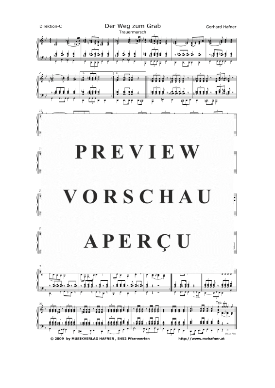 Product gallery: Page 6 of 11 Der Weg zum Grab, , (large wind orchestra)