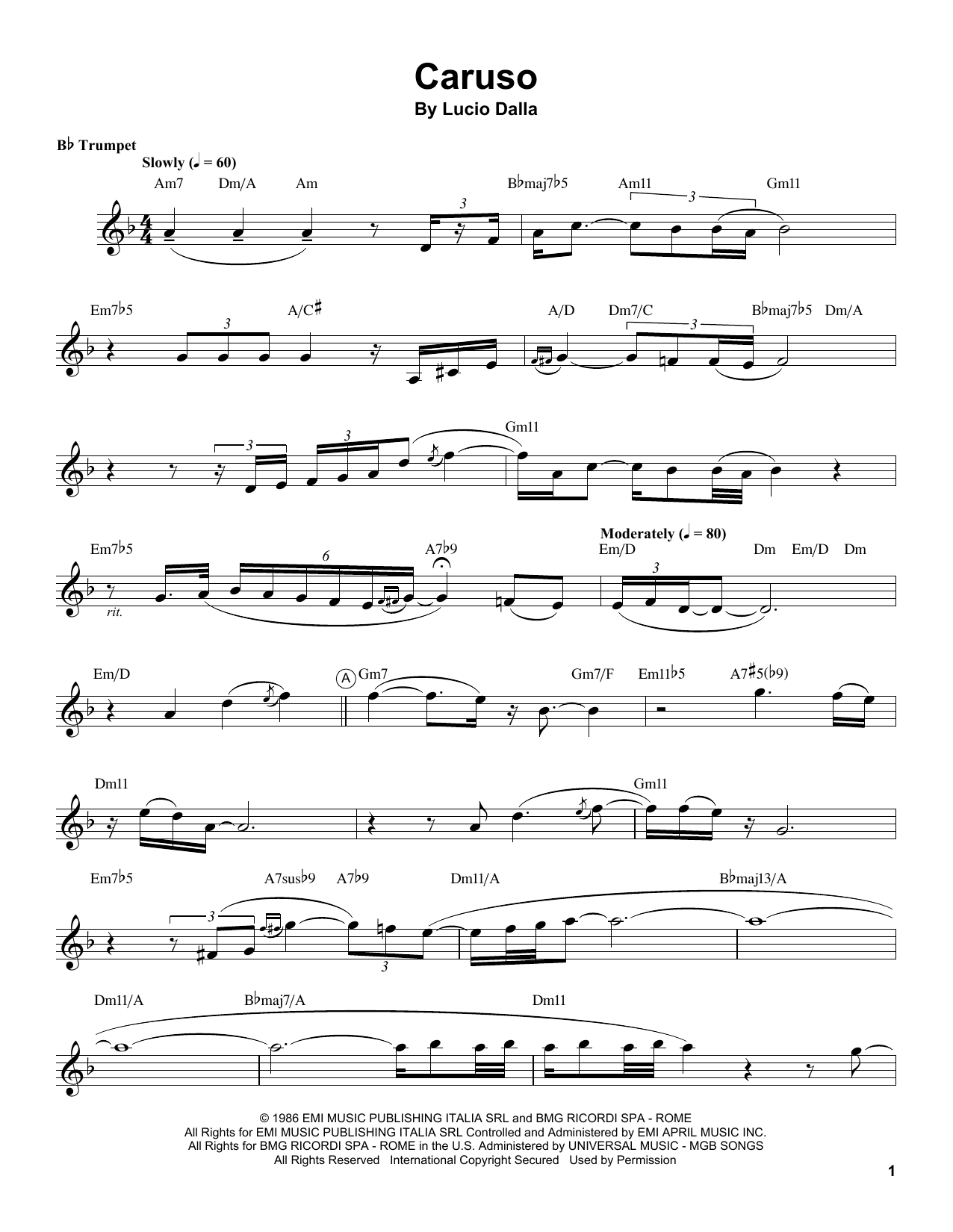 Produktgalerie: Seite 1 von 1 Caruso, Chris Botti, Trompete