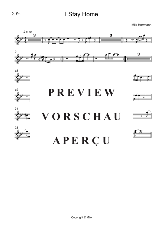 Product gallery: Page 5 of 9 I Stay Home , , (piano accompaniment + chords)