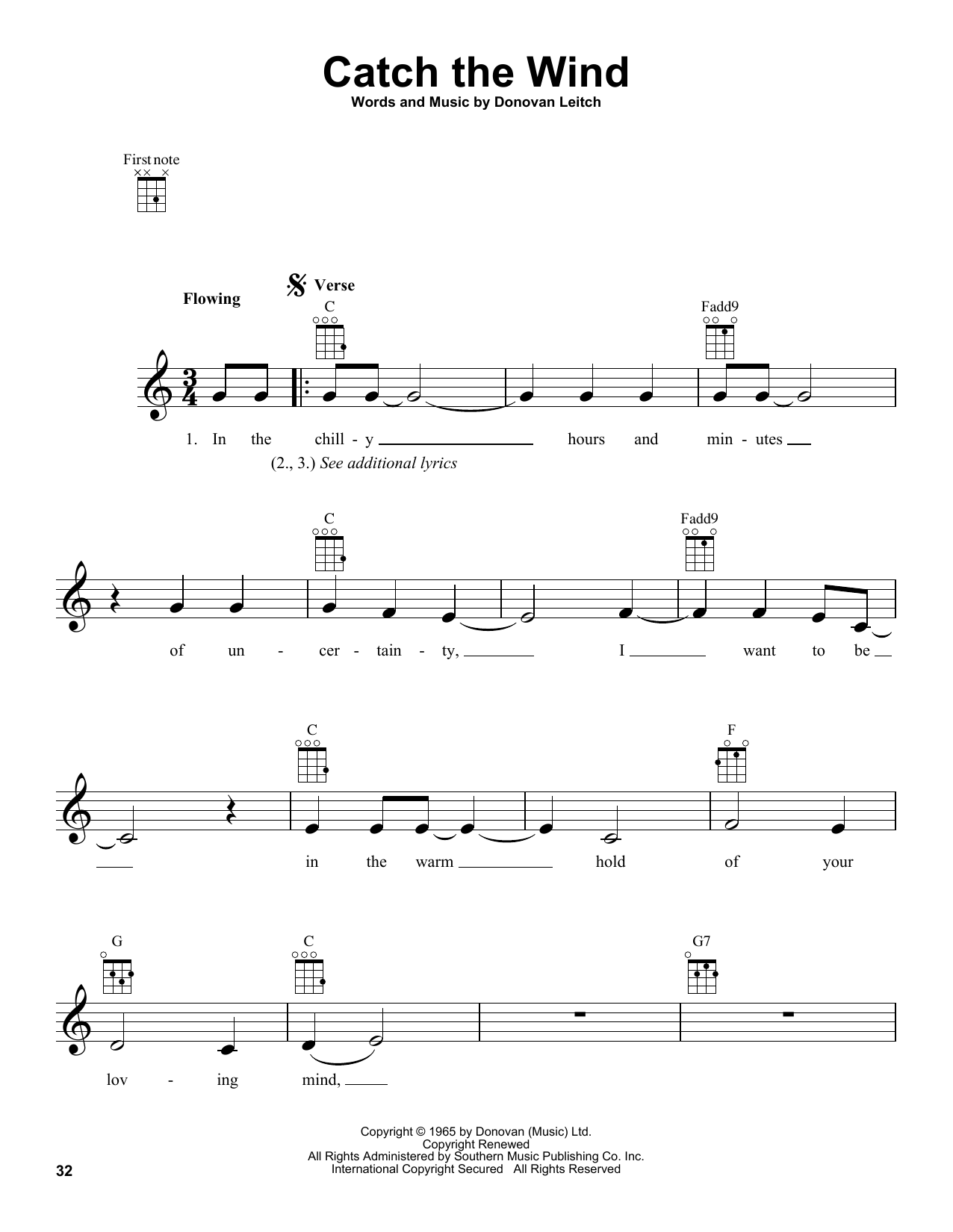 Product gallery: Page 1 of 1 Catch The Wind, Donovan
