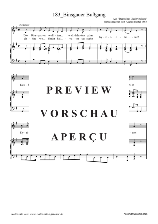 Product gallery: Page 2 of 3 Binsgauer Bußgang , , Piano and Voice