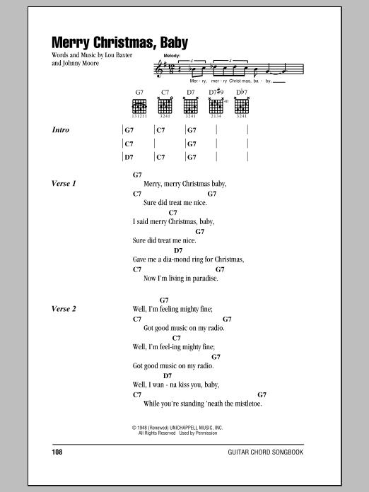 Product gallery: Page 1 of 1 Merry Christmas, Baby, Elvis Presley