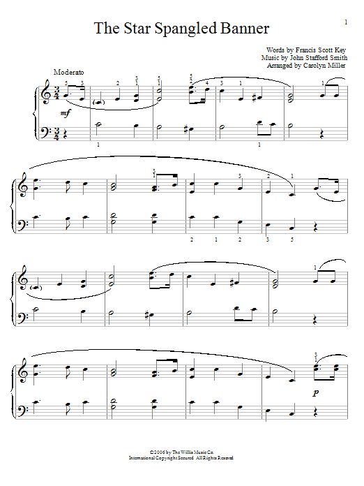 Produktbild zu: The Star Spangled Banner