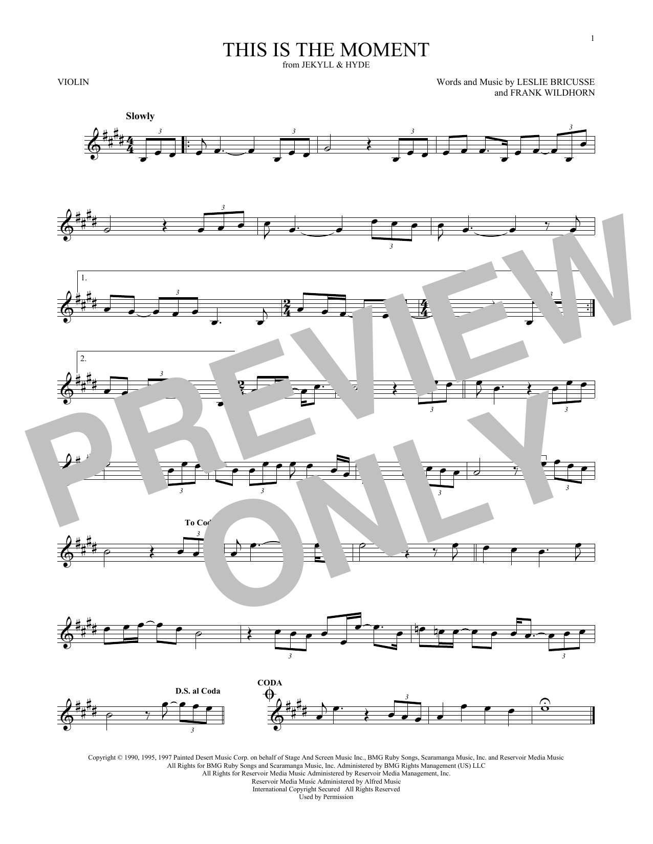 Product gallery: Page 1 of 1 This Is The Moment, Frank Wildhorn
