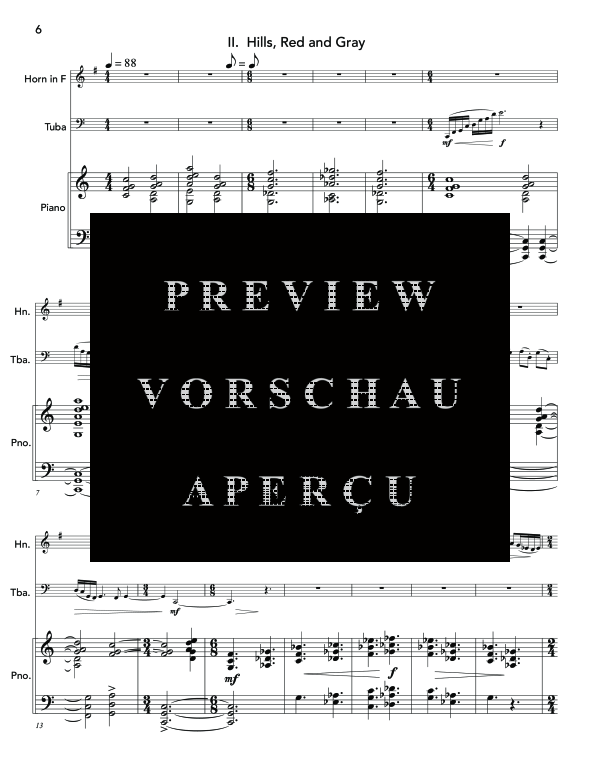 Produktgalerie: Seite 10 von 11 Faraway Nearby, , (Trio Horn in F, Tuba und Klavier)