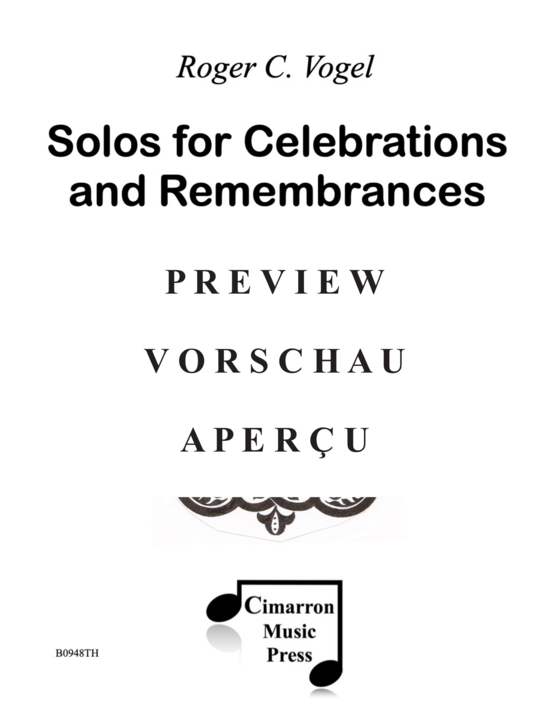 Produktgalerie: Seite 2 von 21 Solos for Celebrations and Remembrances , , (Trompete/Horn Solo)
