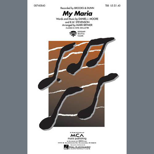 cover: My Maria (arr. Mark Brymer), Brooks & Dunn, Chor