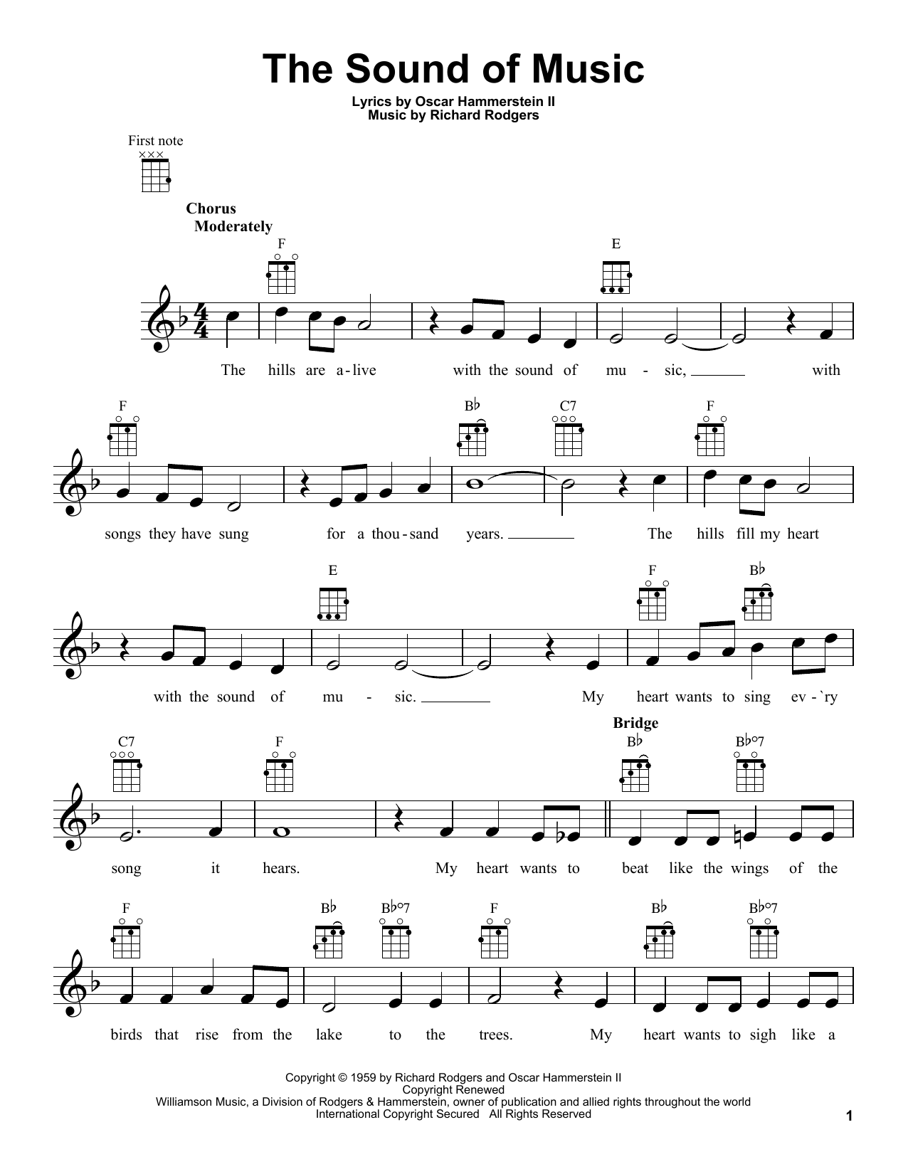 Product gallery: Page 1 of 1 The Sound Of Music, Rodgers & Hammerstein