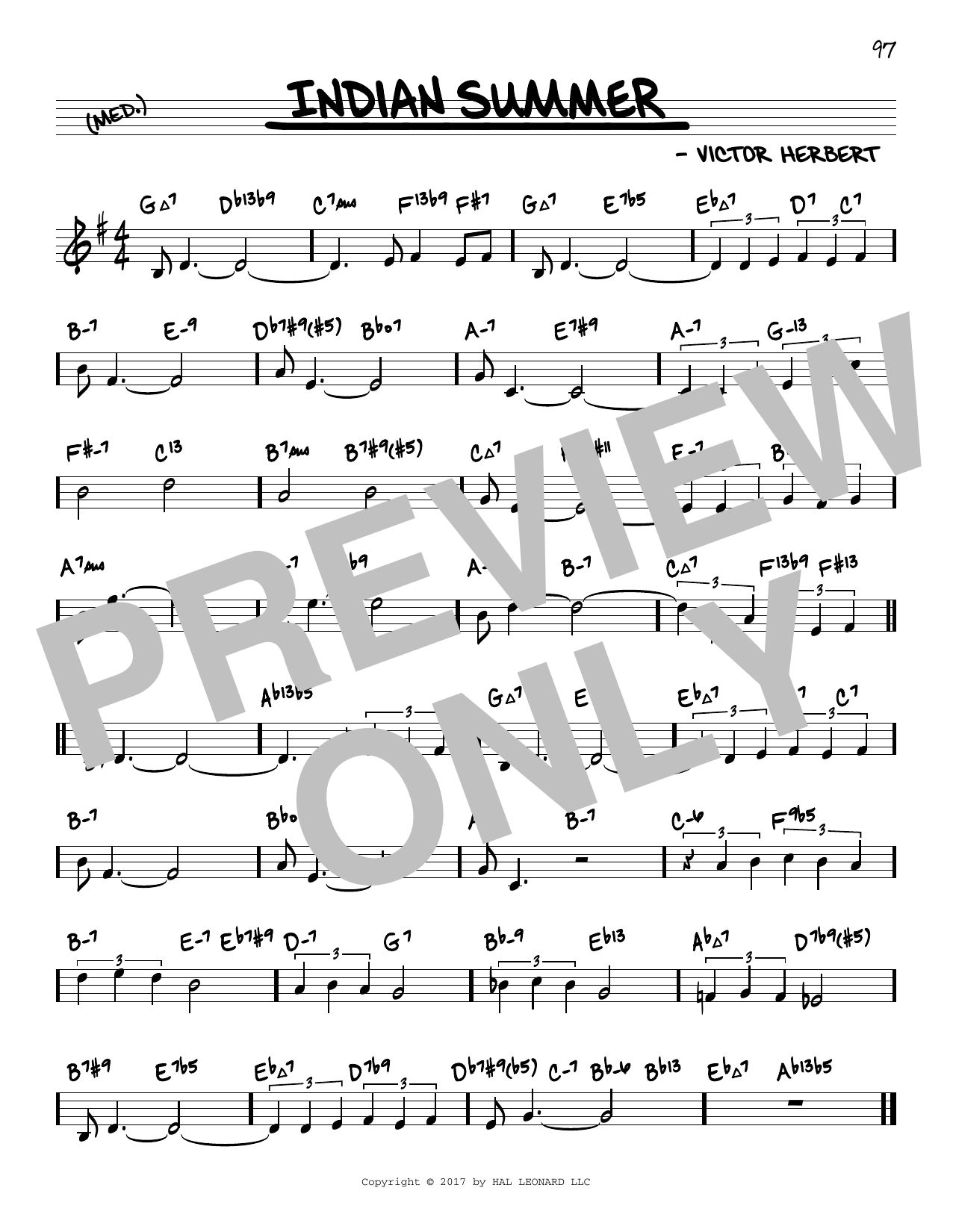Produktbild zu: Indian Summer (arr. David Hazeltine)