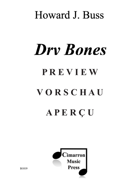 Product gallery: Page 2 of 15 Dry Bones , , (4 saxophone quartet SATB)