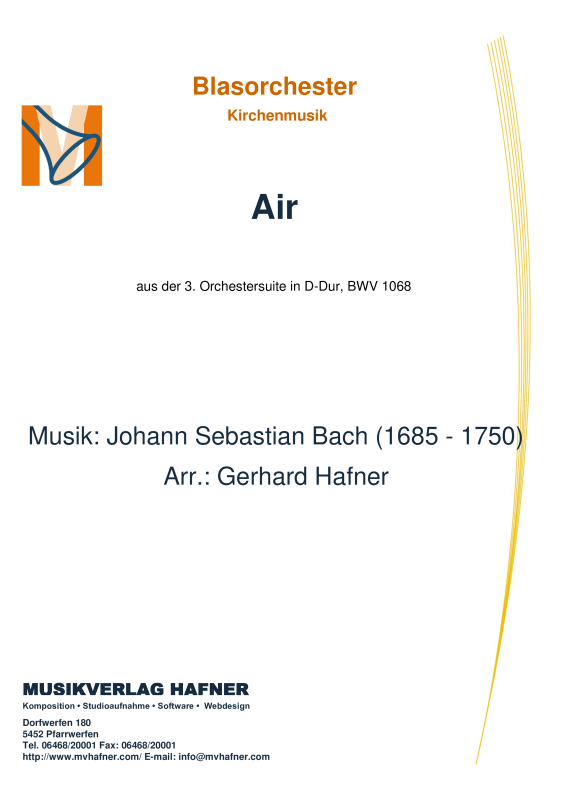 Product picture to: AirJohann Sebastian Bach
