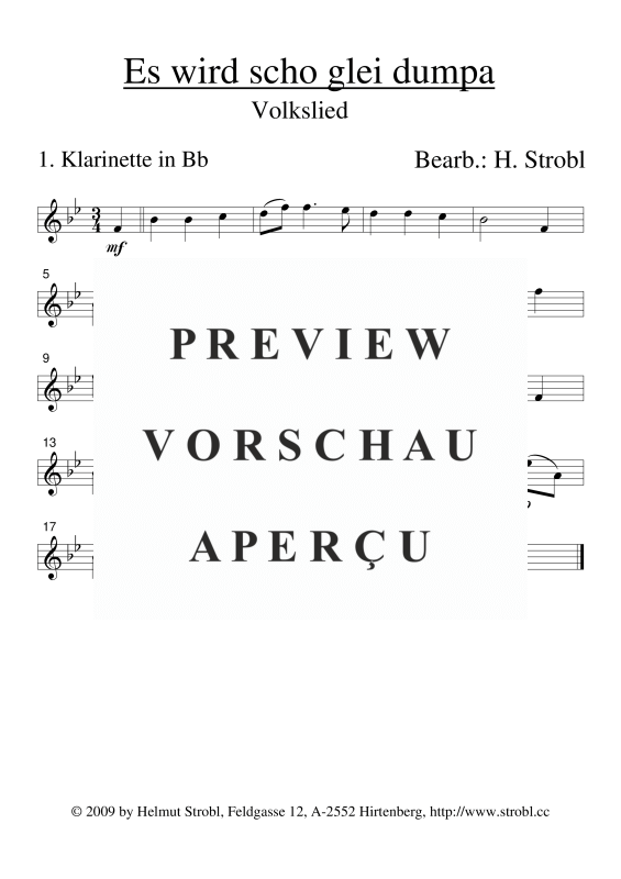 gallery: Es wird scho glei dumpa, , Klarinettenquartett