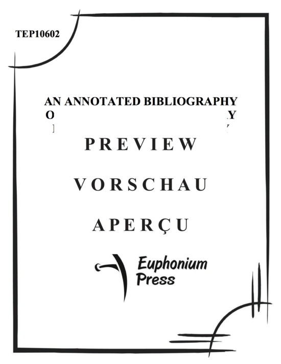 gallery: An Annotated Bibliography , , (Euphonium)