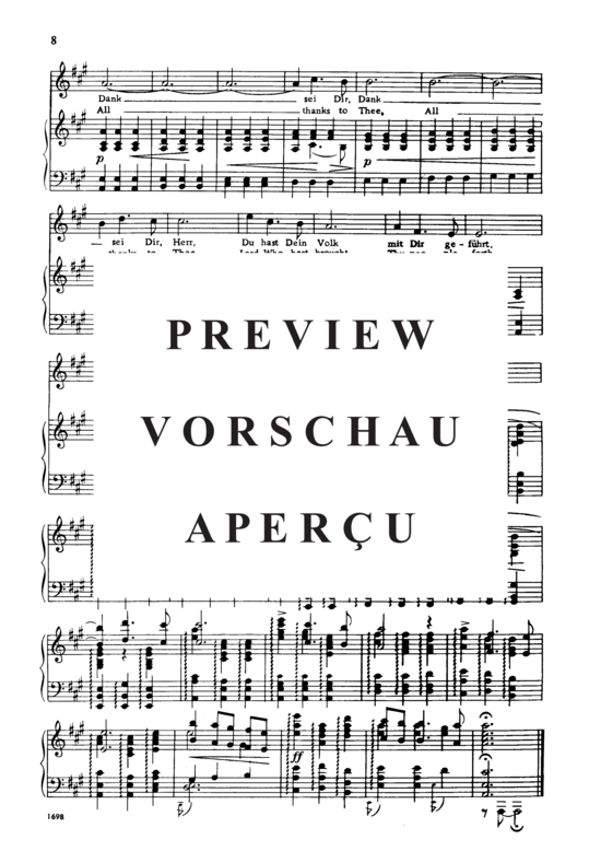 gallery: Dank sei dir, Herr, , Alto Solo and Piano