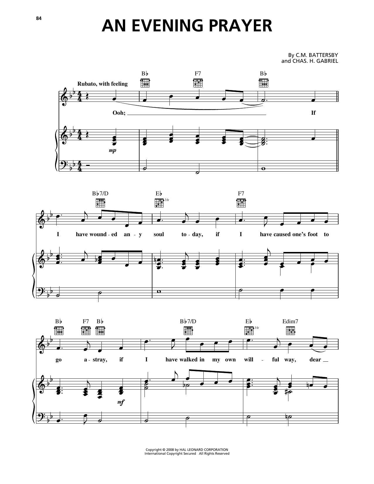 Produktgalerie: Seite 1 von 1 An Evening Prayer, Elvis Presley, Gesang, Gitarre, Klavier