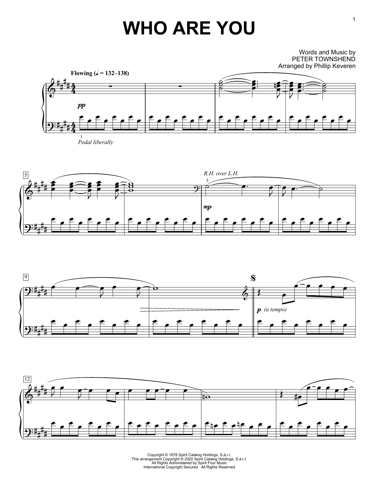 Produktbild zu: Who Are You [Classical version] (arr. Phillip Keveren)