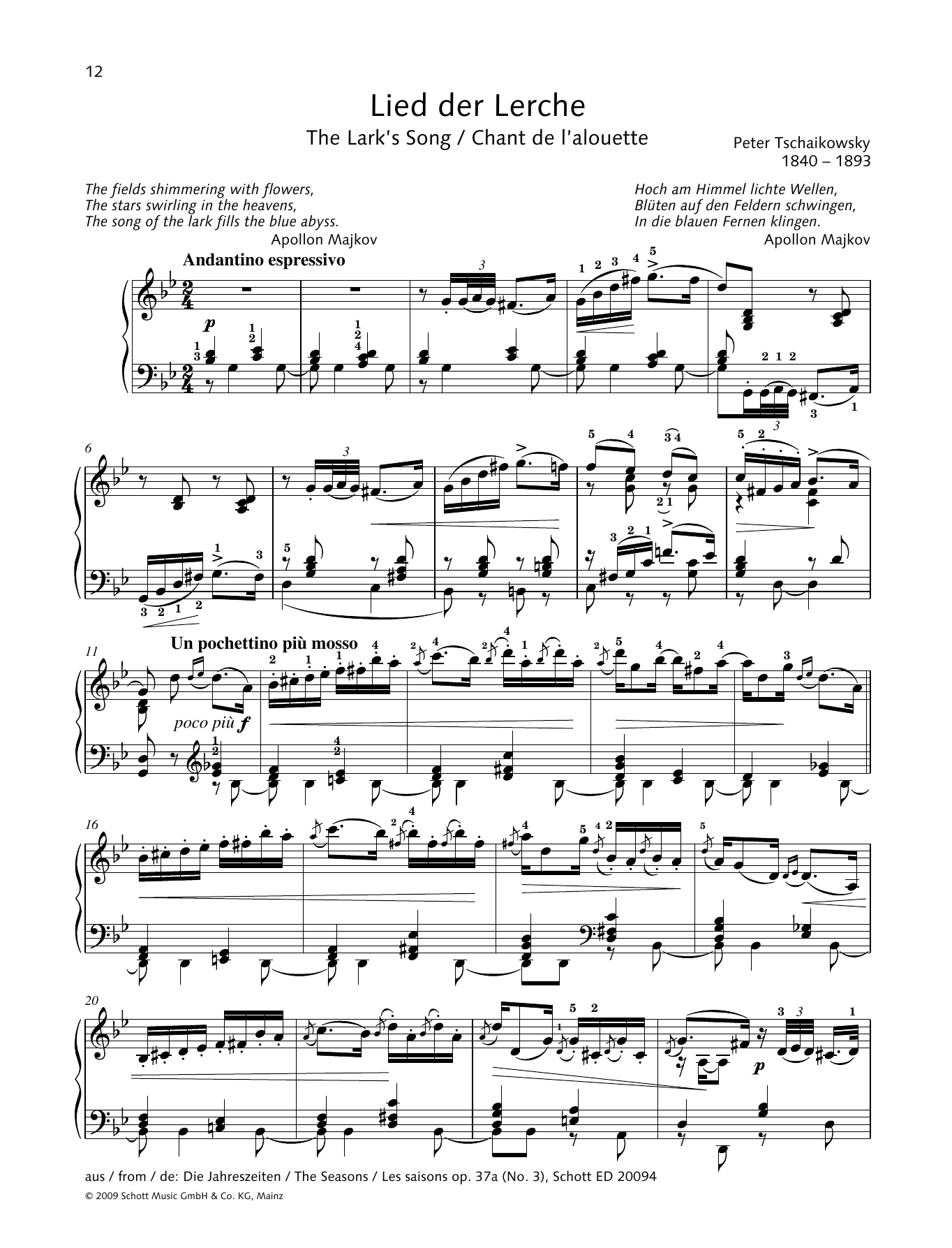 Produktbild zu: The Lark's Song