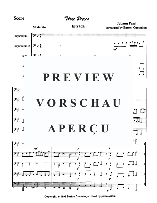 Produktgalerie: Seite 3 von 11 Three Pieces, , Tuba Quintett EETTT