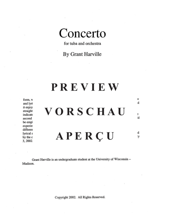 Produktgalerie: Seite 3 von 21 Concerto , , (Tuba + Klavier)