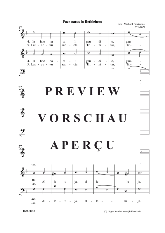 Produktgalerie: Seite 3 von 3 Puer natus in Bethlehem, , Gemischter Chor