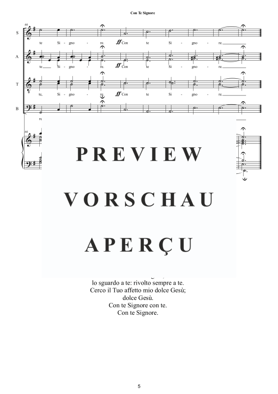 Produktgalerie: Seite 6 von 10 Con Te Signore, , Gemischter Chor und Orgel