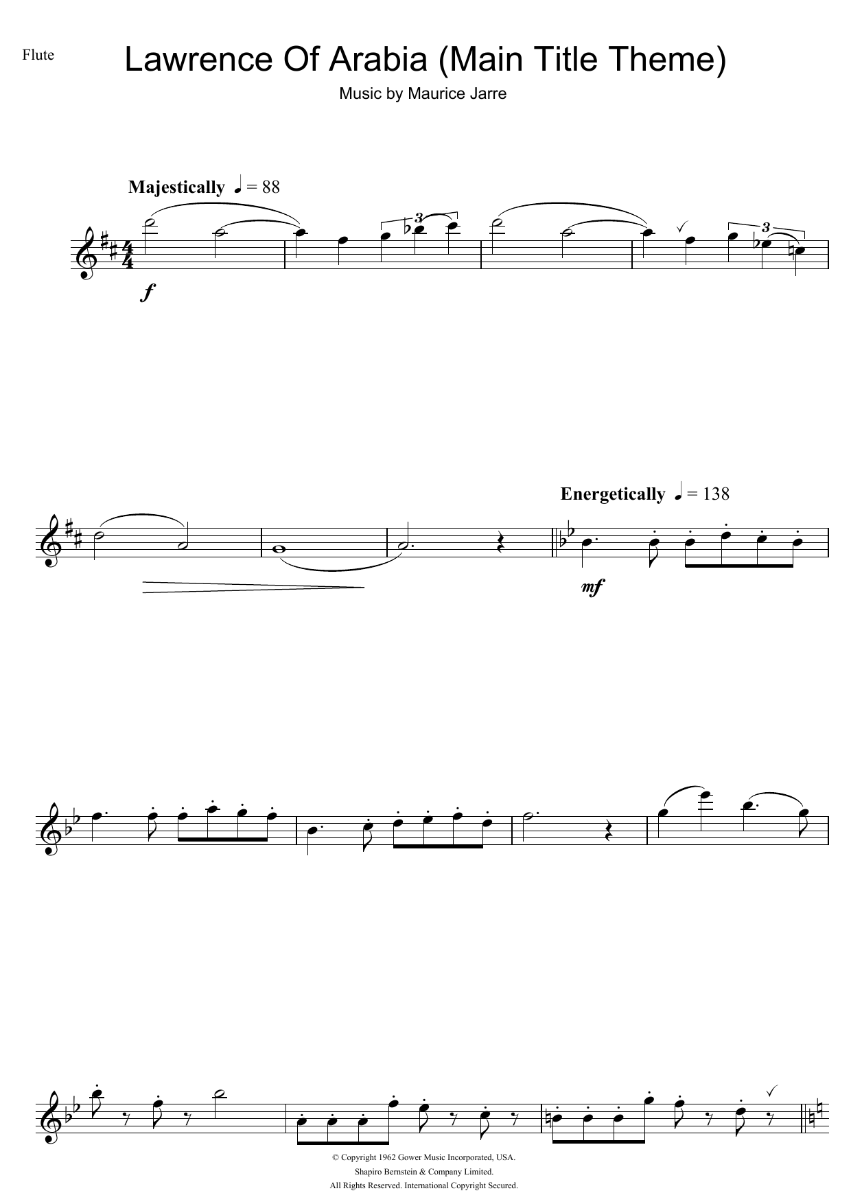 Product gallery: Page 1 of 1 Lawrence Of Arabia (Main Titles), Maurice Jarre