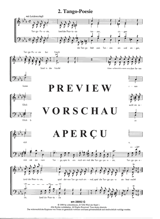 Product gallery: Page 4 of 5 Drei südamerikanische Tangos , , (mixed choir)