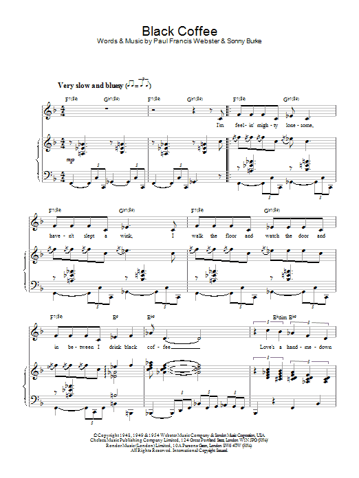 Product picture to:  Black Coffee - Peggy Lee