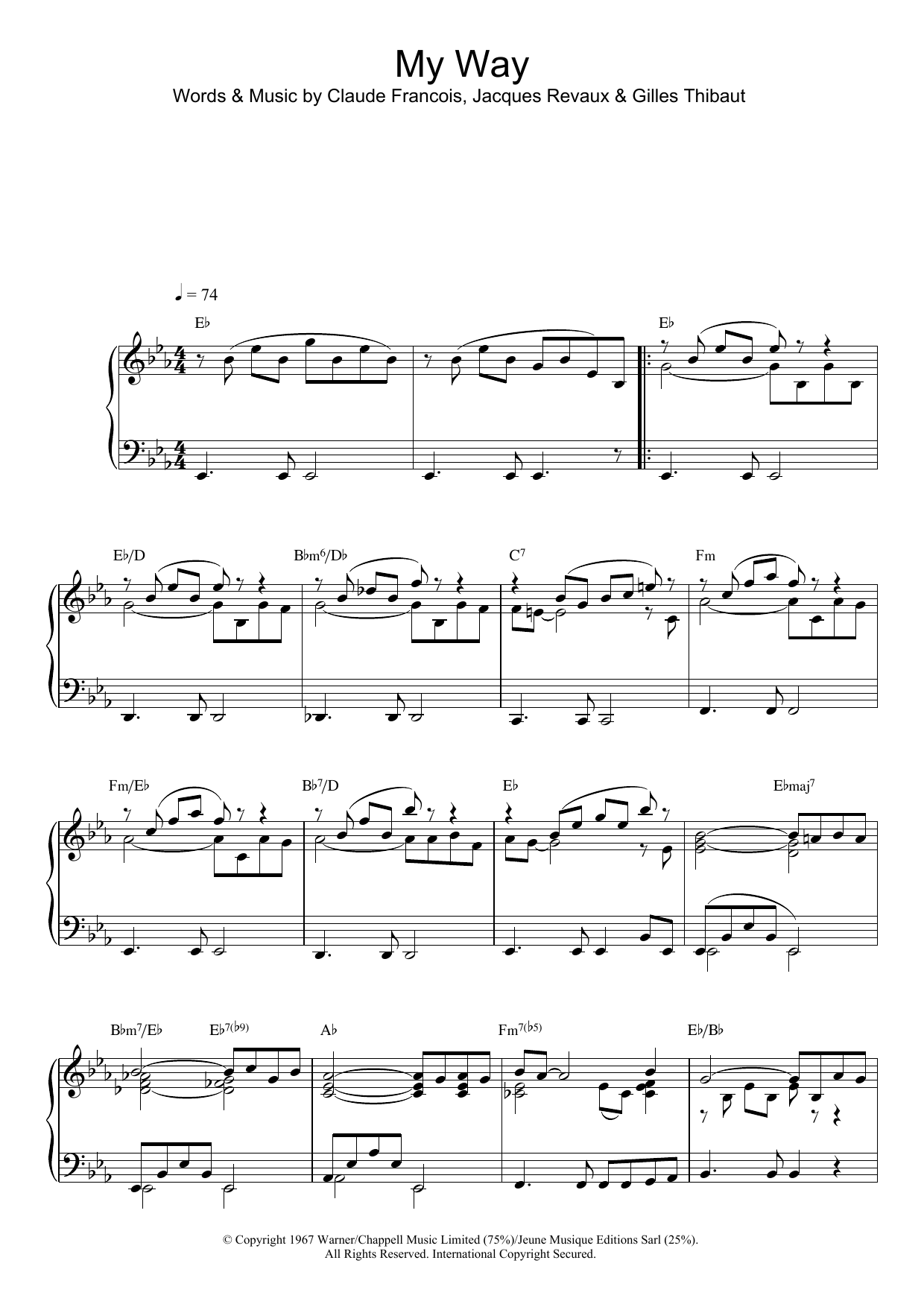 Produktbild zu:  My Way - Frank Sinatra