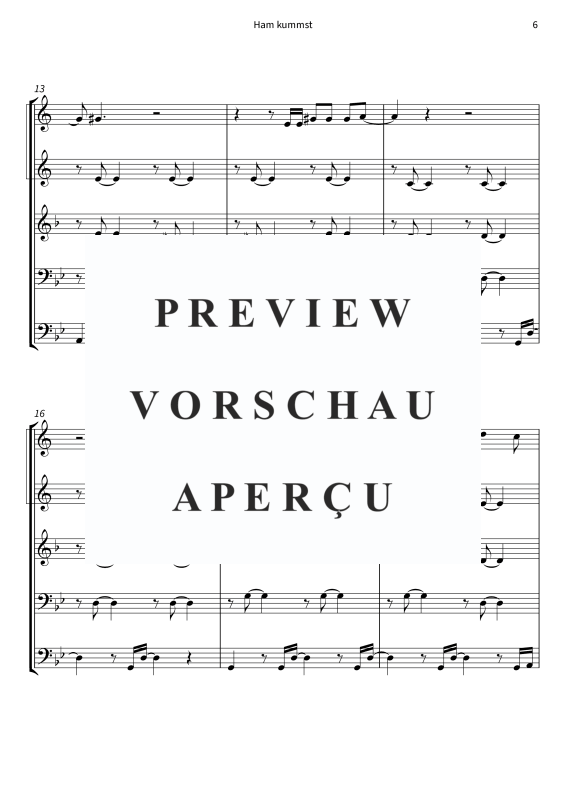 Produktgalerie: Seite 8 von 11 Ham kummst - Groovige Blechbläser-Version mit Wiener Schmäh, Speer, Seiler und, Blechbläser Quintett