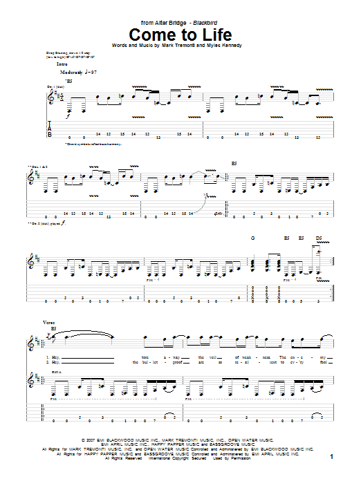Product gallery: Page 1 of 1 Come To Life, Alter Bridge