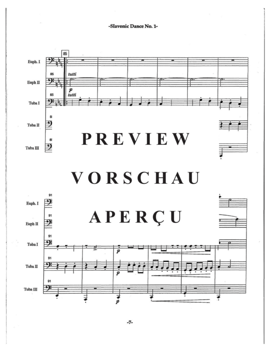 Product gallery: Page 11 of 21 Slavonic Dances Op. 46 No. 1 , , (Tuba Quartett EETT)
