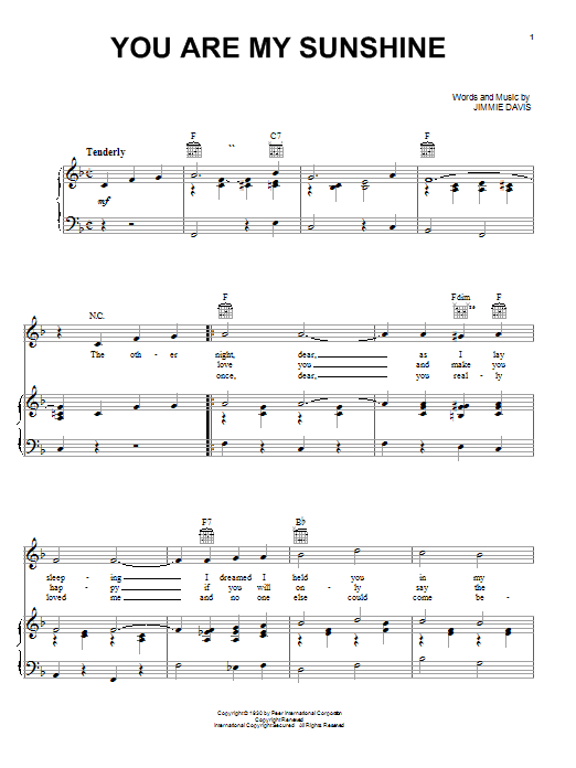 Produktgalerie: Seite 1 von 1 You Are My Sunshine, Jimmie Davis, Gesang, Gitarre, Klavier