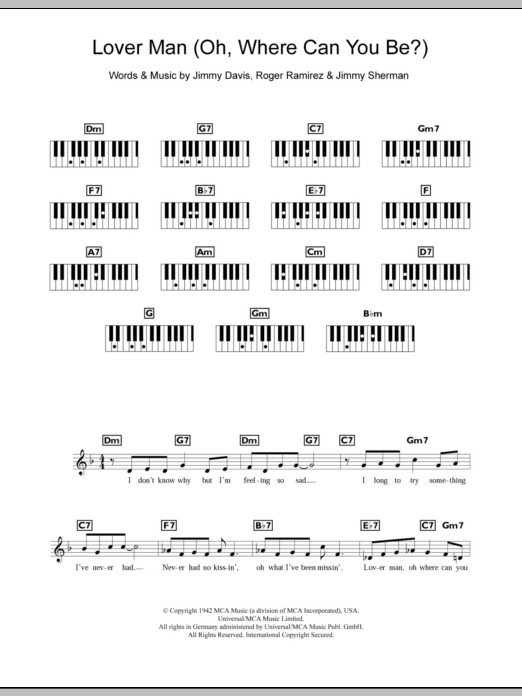 Produktbild zu: Lover Man (Oh, Where Can You Be?)