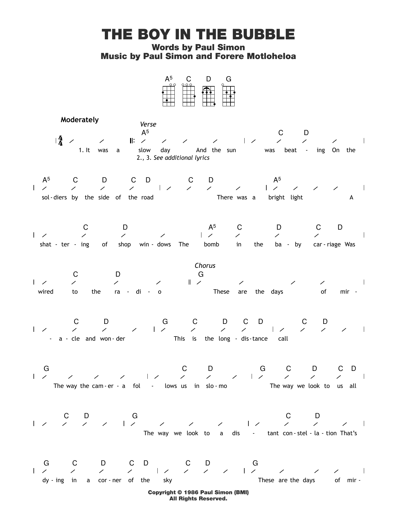 Product gallery: Page 1 of 1 The Boy In The Bubble, Paul Simon