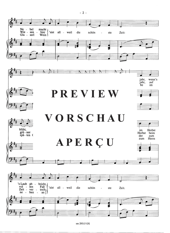 Product gallery: Page 3 of 4 sist allweil die schönste Zeit , , (medium voice + piano)