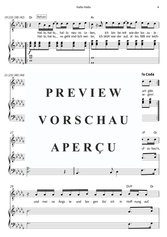 Produktgalerie: Seite 6 von 11 Hallo Hallo, Berge, (Gesang und Klavier)