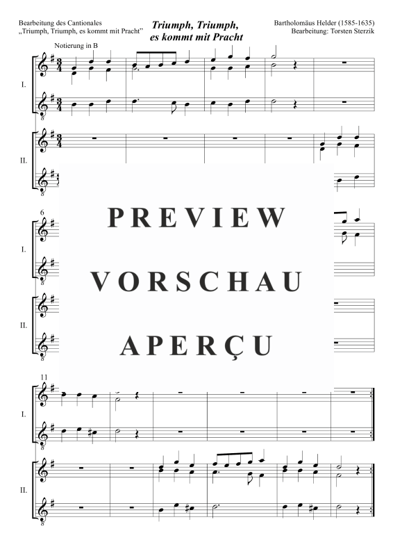 Product gallery: Page 4 of 5 Triumph, Triumph, es kommt mit Pracht, , Trombone Choir - Double Choir