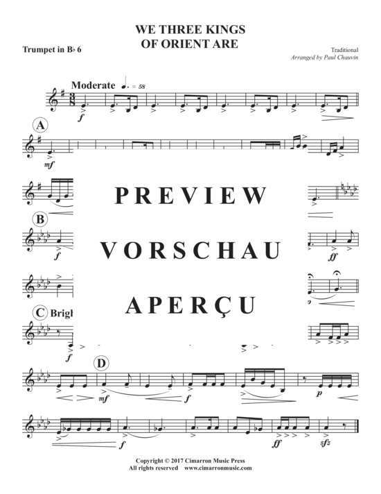 Product gallery: Page 11 of 12 We Three Kings of Orient Are , , (Trumpet ensemble 1-7 trumpets)