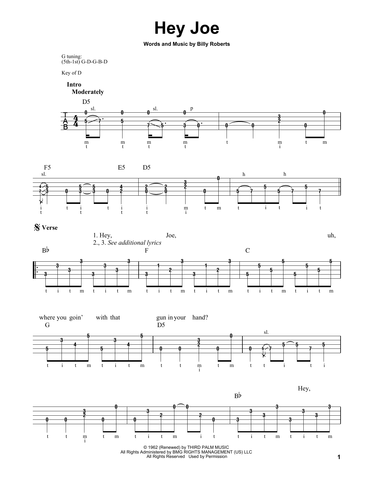 Produktgalerie: Seite 1 von 1 Hey Joe, Jimi Hendrix, Banjo