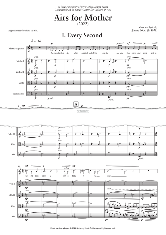 Product gallery: Page 1 of 1 Airs for Mother, Jimmy López